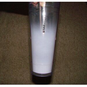 Starbucks Ombre Acrylic Screw Lid & Straw Cold Cup Tumbler 24oz Venti Cold 2012